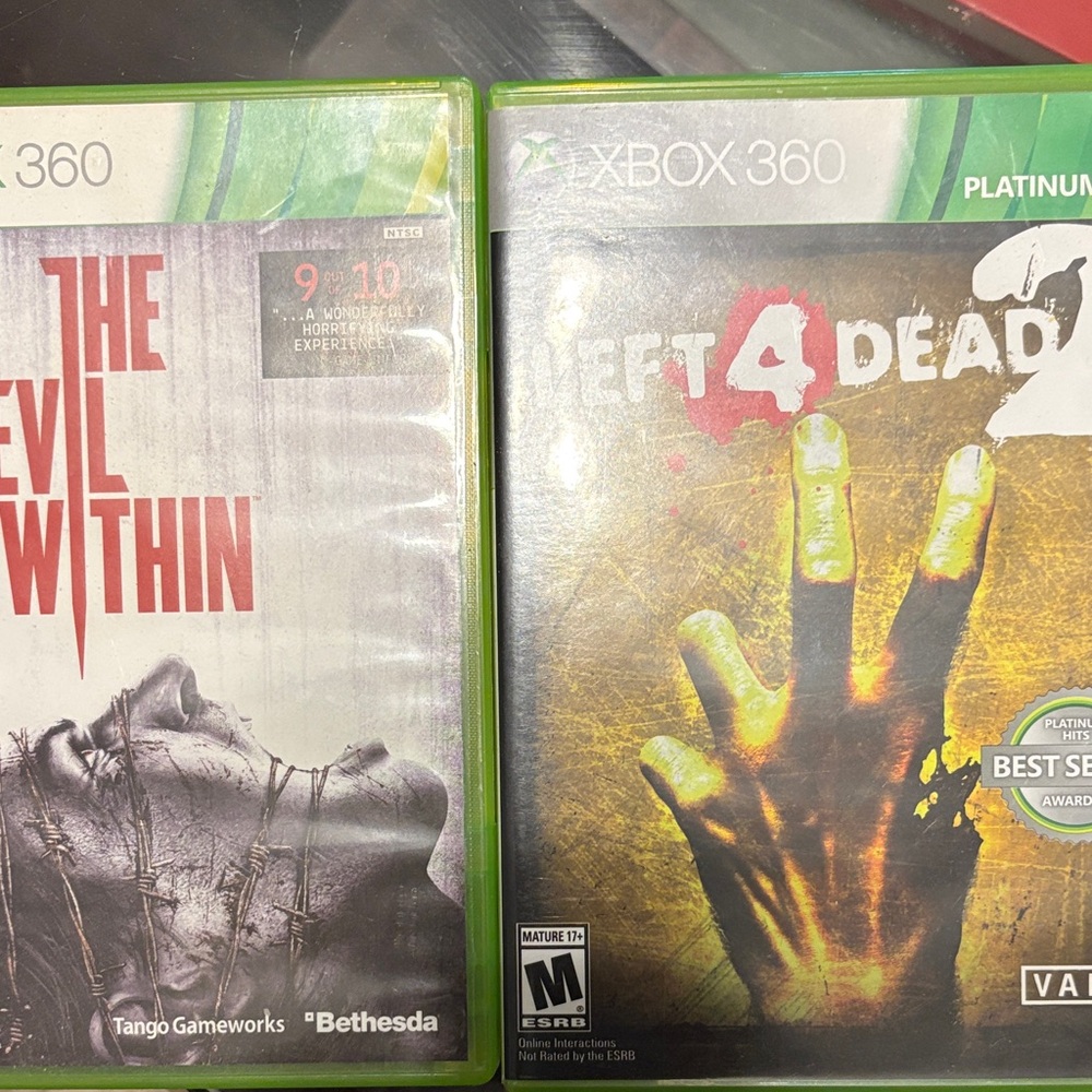Xbox 360: Left 4 Dead 2 and The Evil Within